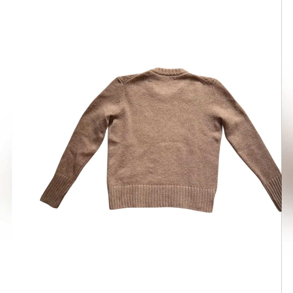 J.Crew Factory‎ Tan Cable Knit Sweater Women’s XS Classic Neutral Fall Winter